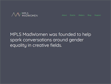 Tablet Screenshot of mplsmadwomen.com